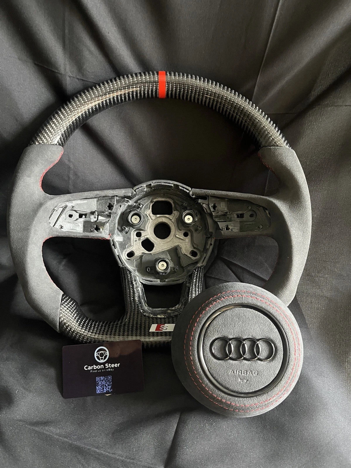 Audi RS3 CARBON / Alcantara Steering Wheel 8V RS3 S3 S4 S5 RS5 2016-2020