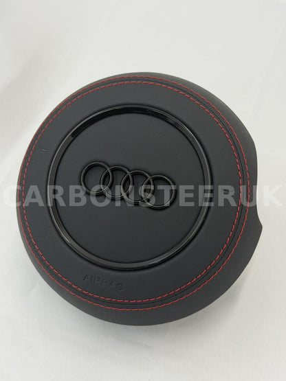 Audi LEATHER Carbon Fibre Steering Wheel 8V PFL RS3 S3 S4 S5 RS5 RS6 RS7 2013-2016