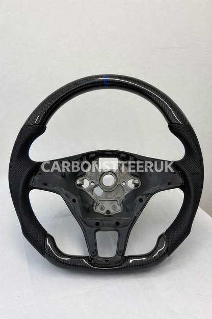 VW GOLF MK7 Transporter CARBON STEERING WHEEL T6 Crafter Blue & MORE