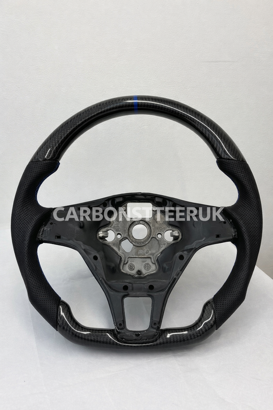 VW GOLF MK7 Transporter CARBON STEERING WHEEL T6 Crafter Blue & MORE