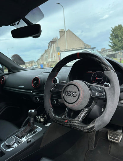 Audi RS3 CARBON / Alcantara Steering Wheel 8V RS3 S3 S4 S5 RS5 2016-2020