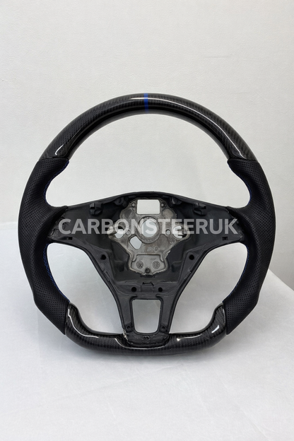 VW GOLF MK7 Transporter CARBON STEERING WHEEL T6 Crafter Blue & MORE