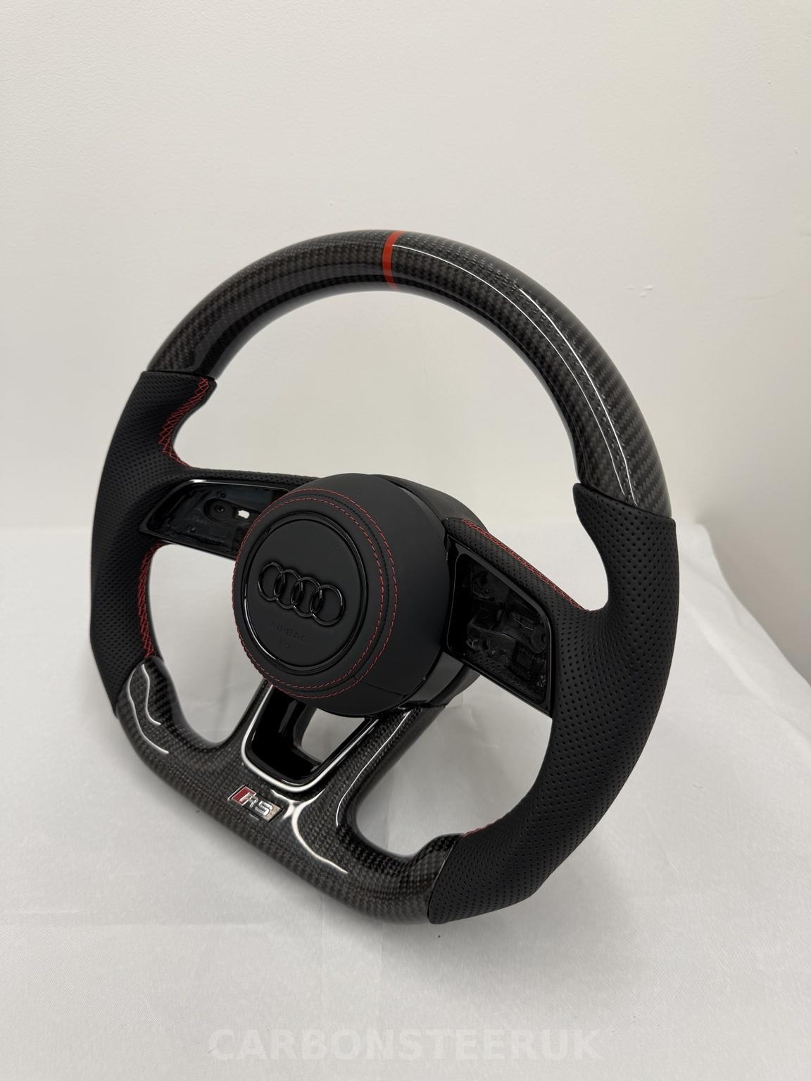 Audi Carbon fibre Leather 8V RS3 S3 S4 S5 RS5 RS6 2016-2020
