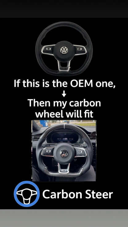 Real Carbon Wheel VW Golf MK7/7.5 Polo 6C GTI R 2013-20