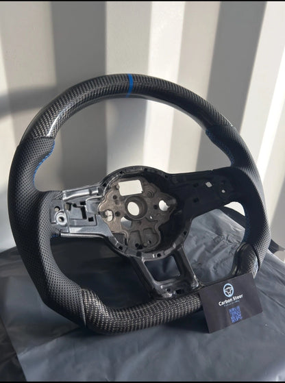 Real Carbon Wheel VW Golf MK7/7.5 Polo 6C GTI R 2013-20 XMAS 🎄 OFFER 🎉