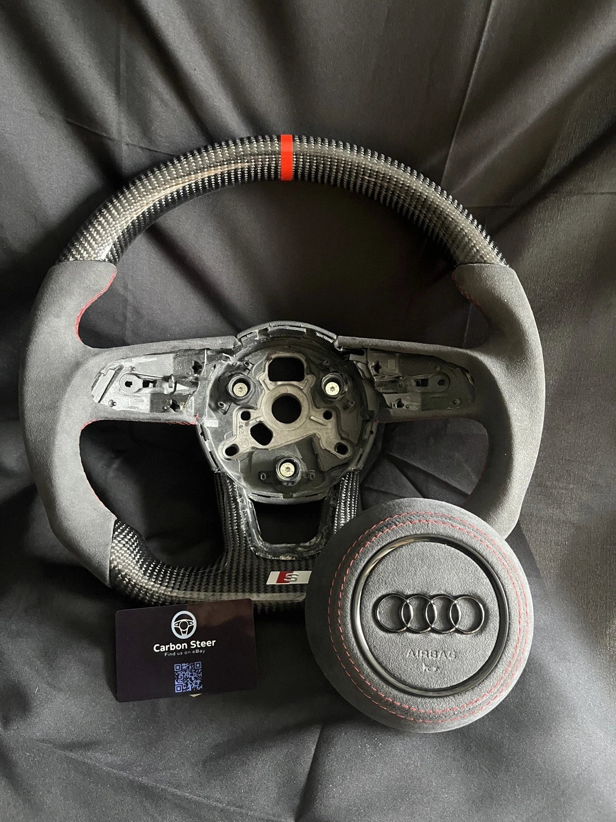 Audi RS3 CARBON / Alcantara Steering Wheel 8V RS3 S3 S4 S5 RS5 2016-2020