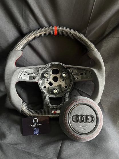 Audi RS3 CARBON / Alcantara Steering Wheel 8V RS3 S3 S4 S5 RS5 2016-2020