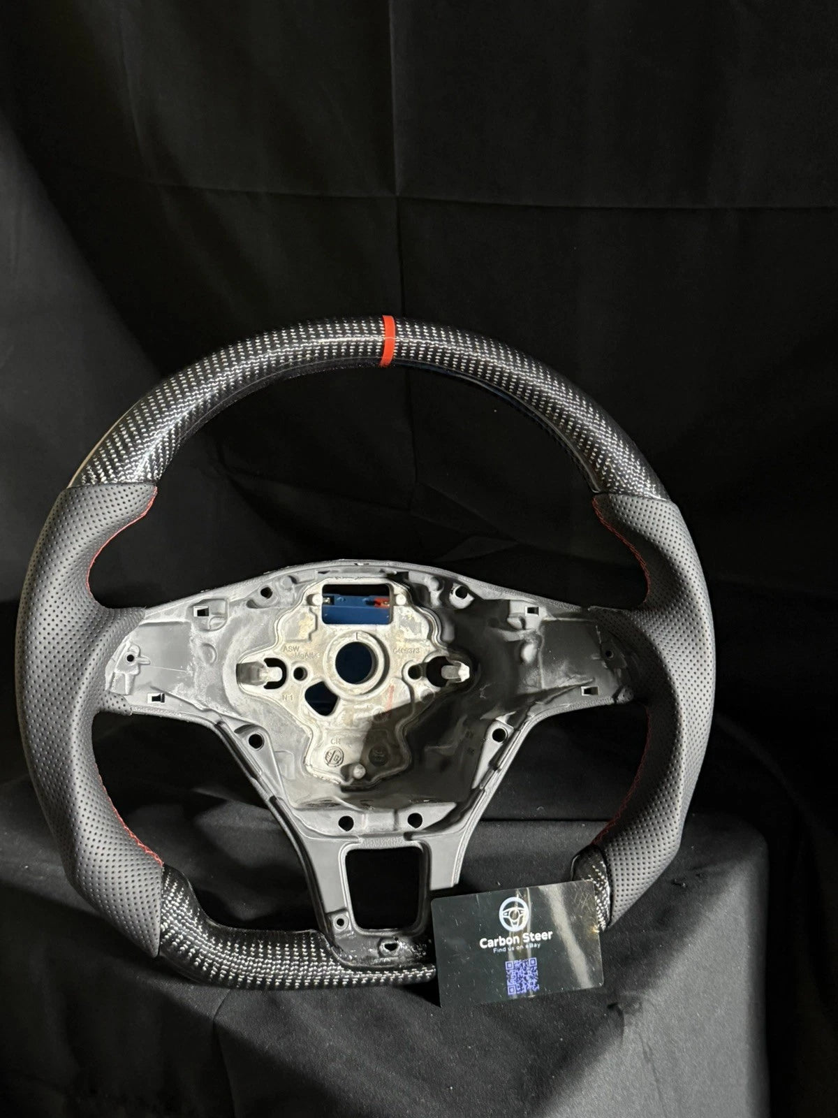 VW GOLF MK7 Transporter CARBON STEERING WHEEL Caddy T6 RED & MORE