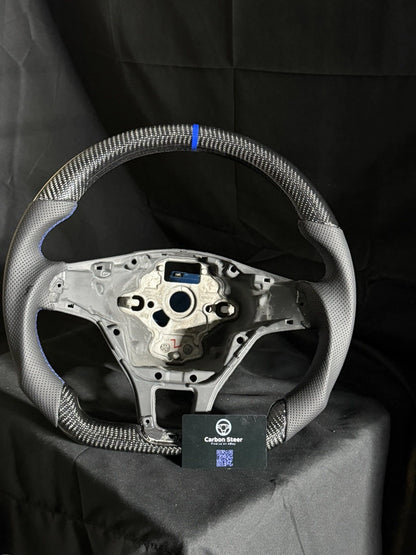 VW GOLF MK7 Transporter CARBON STEERING WHEEL T6 Crafter Blue & MORE