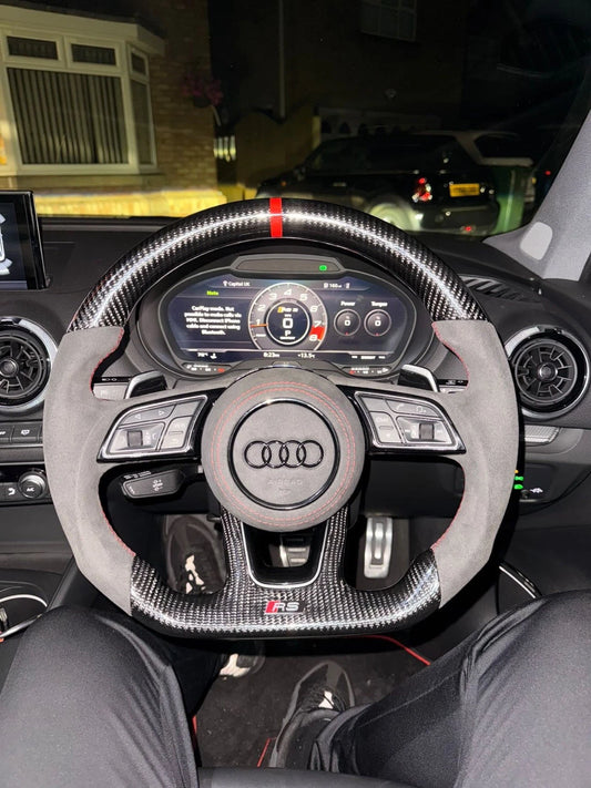 Audi RS3 CARBON / Alcantara Steering Wheel 8V RS3 S3 S4 S5 RS5 2016-2020