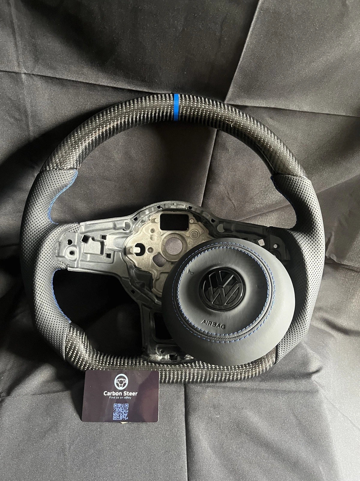 Real Carbon Wheel VW Golf MK7/7.5 Polo 6C GTI R 2013-20 XMAS 🎄 OFFER 🎉