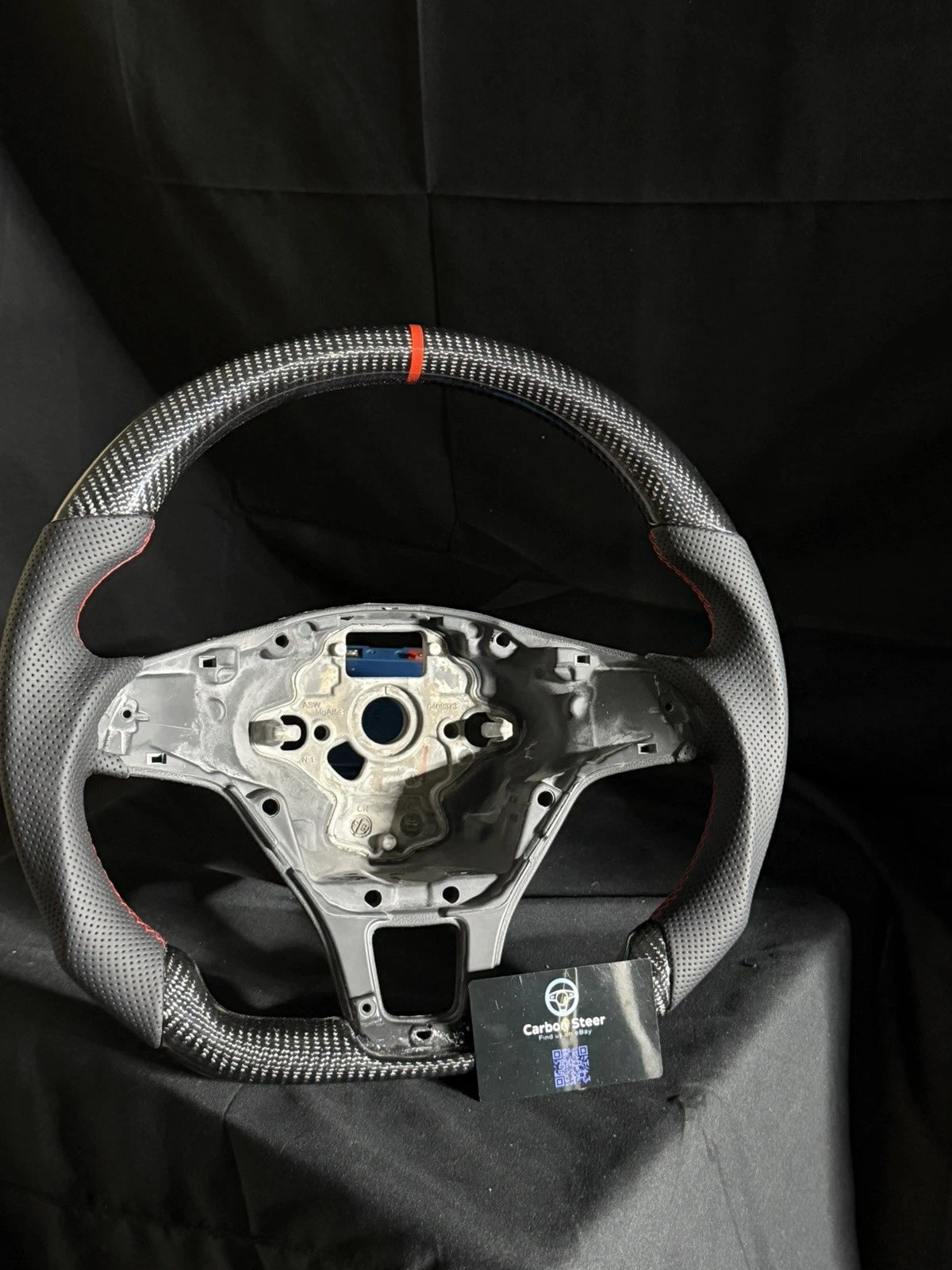 VW GOLF MK7 Transporter CARBON STEERING WHEEL Caddy T6 RED & MORE