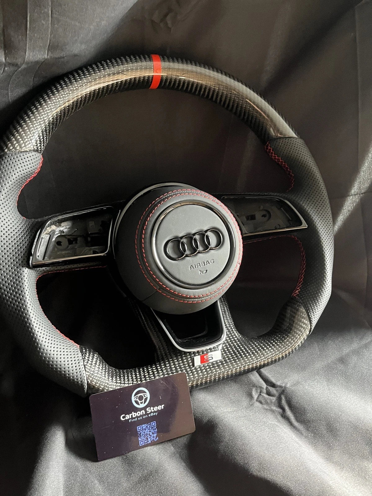 Audi Carbon fibre Leather 8V RS3 S3 S4 S5 RS5 RS6 2016-2020