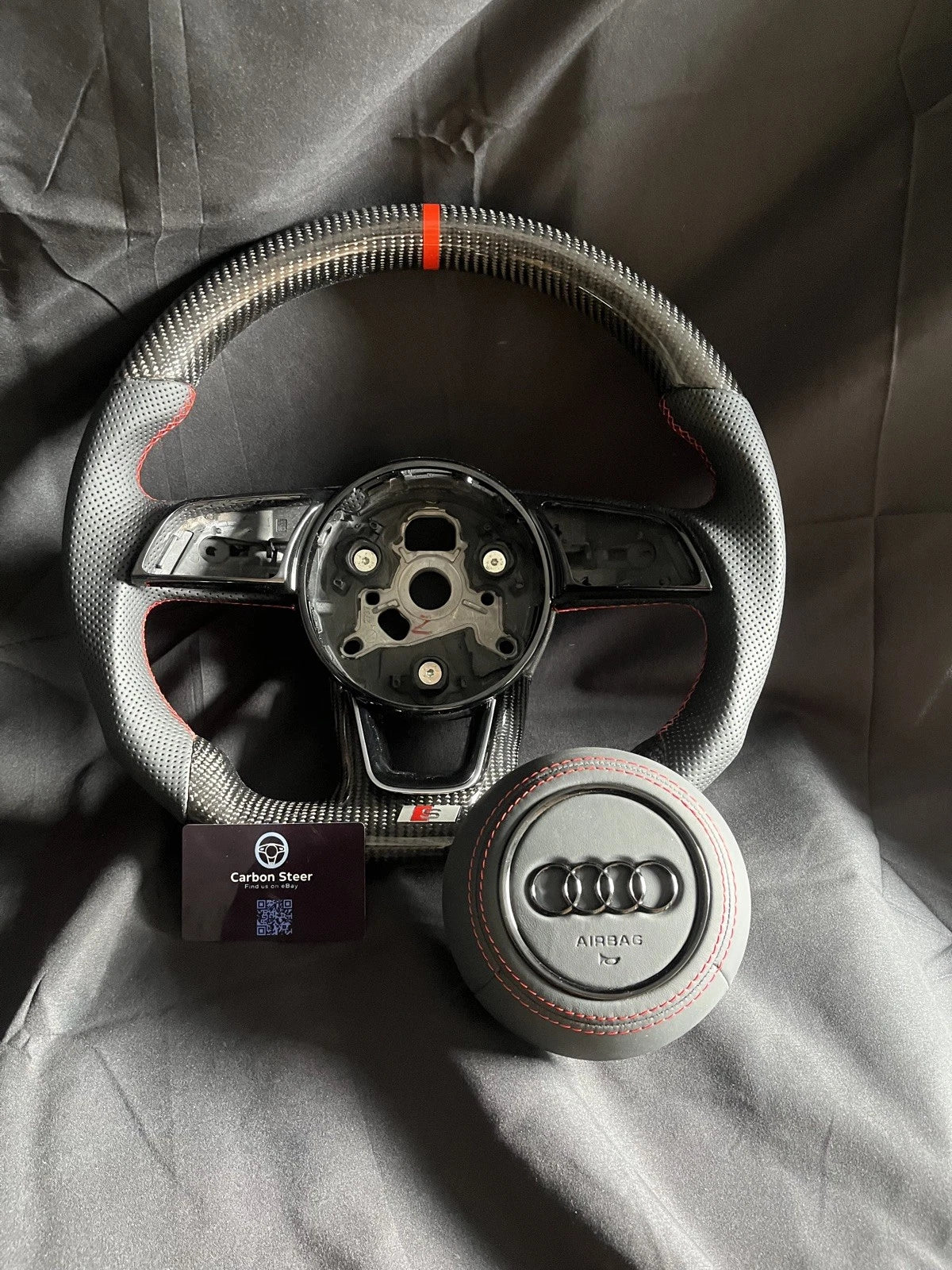 Audi Carbon fibre Leather 8V RS3 S3 S4 S5 RS5 RS6 2016-2020