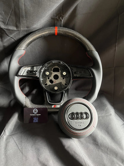 Audi Carbon fibre Leather 8V RS3 S3 S4 S5 RS5 RS6 2016-2020