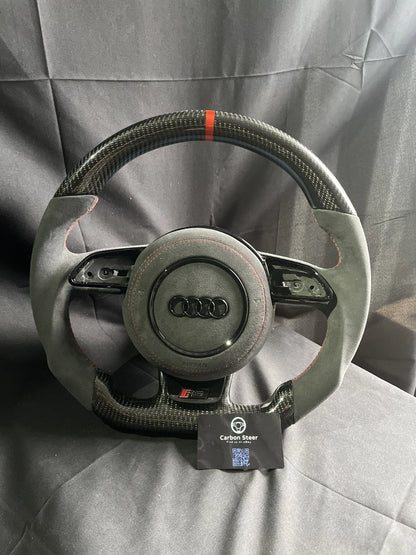 Audi Carbon Fibre Steering Wheel 8V PFL RS3 S3 S4 S5 RS5 RS6 2013-2016
