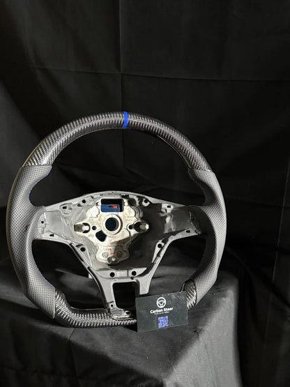 VW GOLF MK7 Transporter CARBON STEERING WHEEL T6 Crafter Blue & MORE
